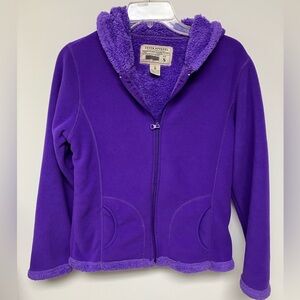 Seven Apparel, fleece jacket, light purple, S.